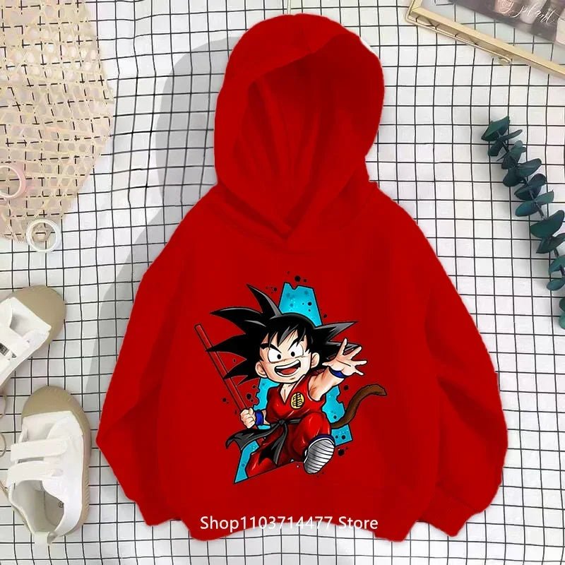 Sweat à capuche et pantalon (Ensemble) Dragon Ball pour garçons et filles - Tresors asiatiques