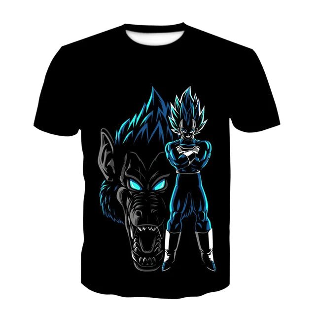 T-shirt à imprimé 3D Dragon Ball Z Goku - Tresors asiatiques