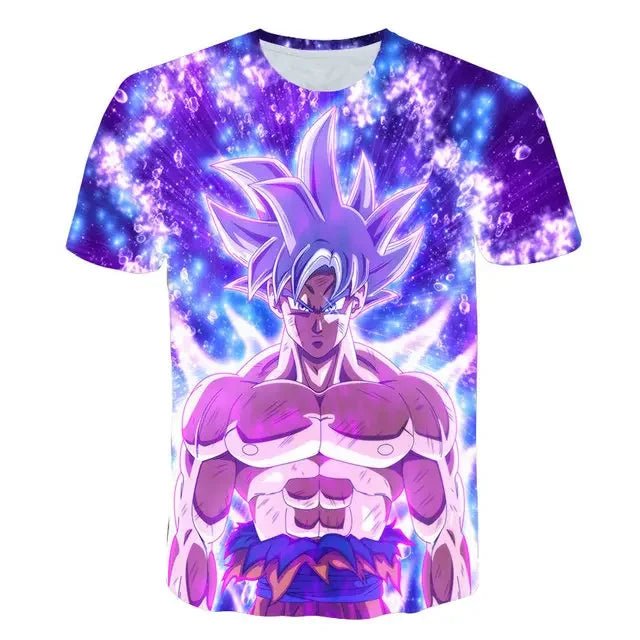 T-shirt à imprimé 3D Dragon Ball Z Goku - Tresors asiatiques
