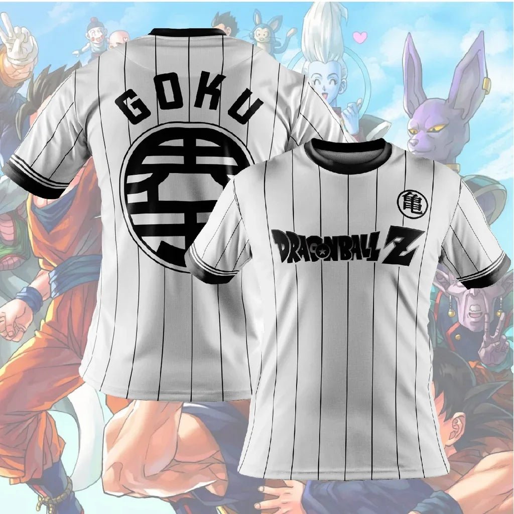 T-shirt à imprimé 3D Dragon Ball Z Goku - Tresors asiatiques