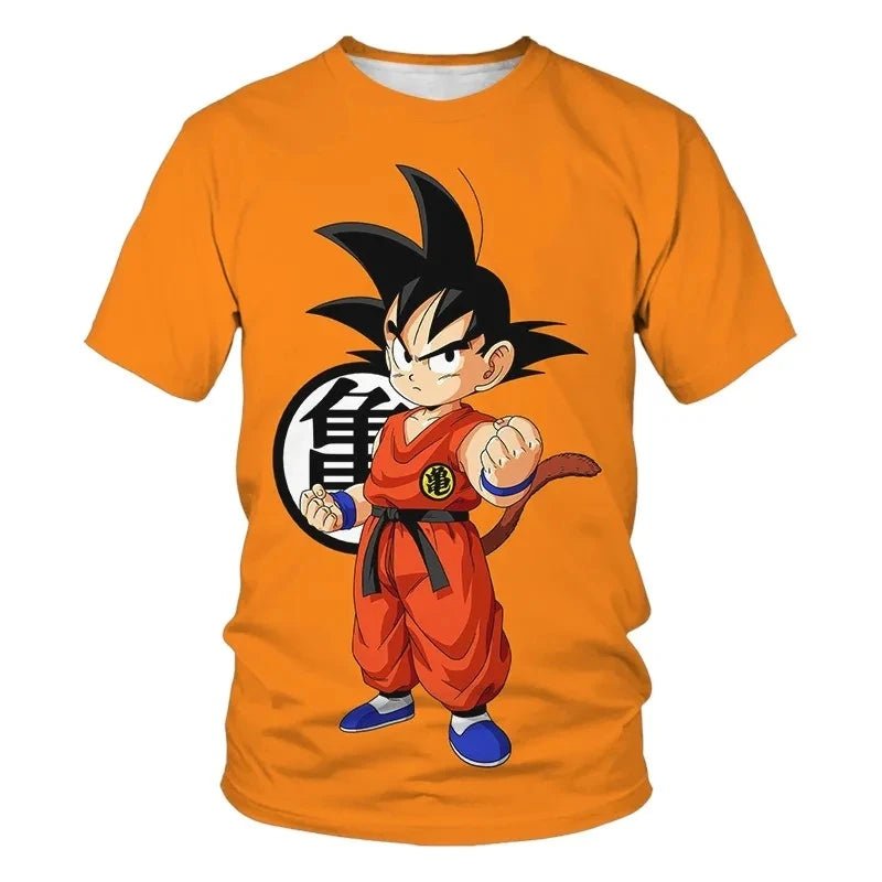 T-shirt à imprimé 3D Dragon Ball Z Goku - Tresors asiatiques