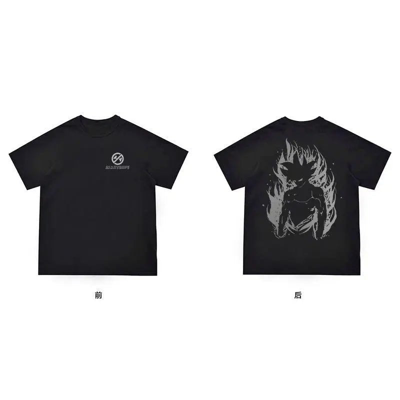 T-shirt à manches courtes en coton - Tresors asiatiques