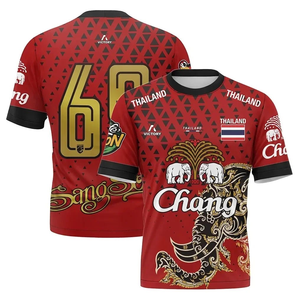 T-shirt à manches courtes imprimé en 3D - Tresors asiatiques