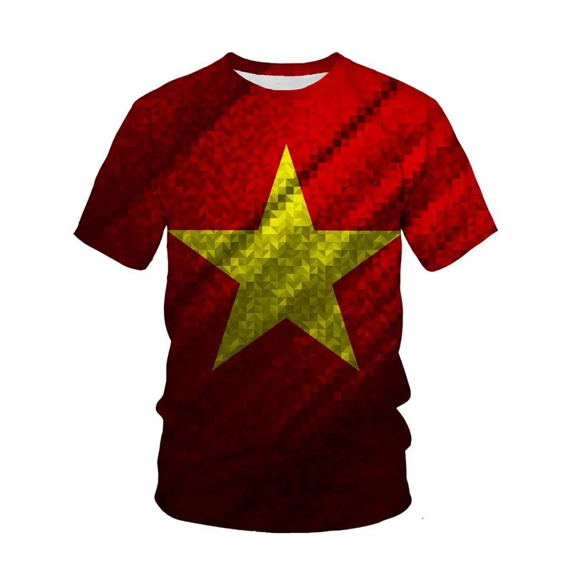 T-shirt graphique à manches courtes pour hommes - Tresors asiatiques