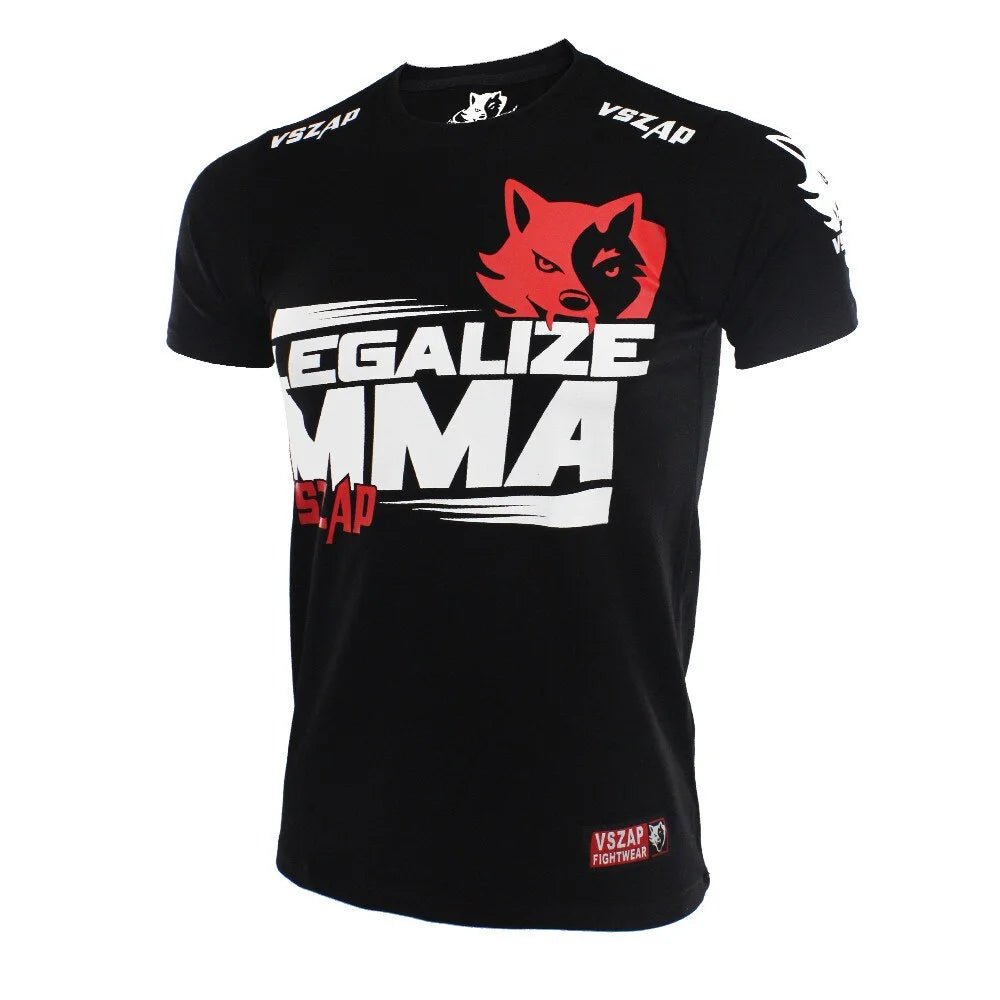 T-shirt Muay Thai à manches courtes pour hommes - Tresors asiatiques
