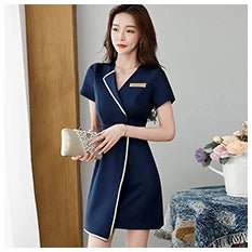 Uniforme à manches mi - longues pour salon de soin esthétique - Tresors asiatiques