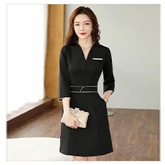 Uniforme à manches mi - longues pour salon de soin esthétique - Tresors asiatiques