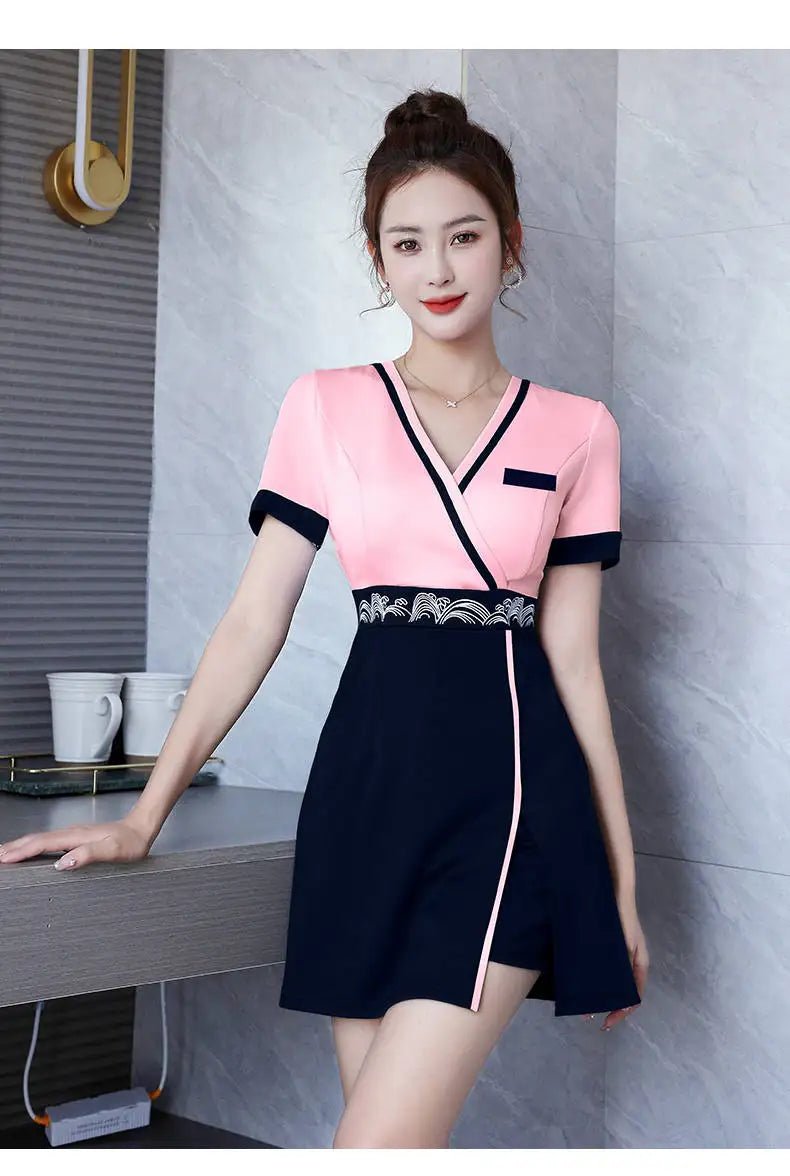 Uniforme de salon de beauté et de spa pour femmes - Tresors asiatiques