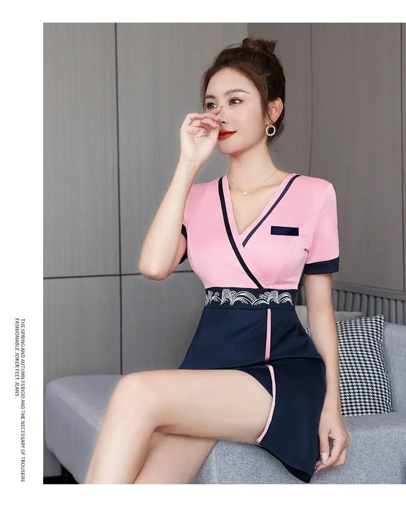 Uniforme de salon de beauté et de spa pour femmes - Tresors asiatiques
