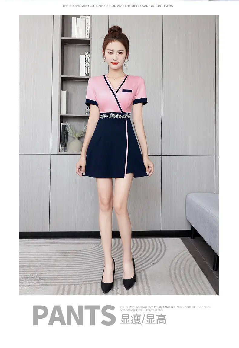 Uniforme de salon de beauté et de spa pour femmes - Tresors asiatiques