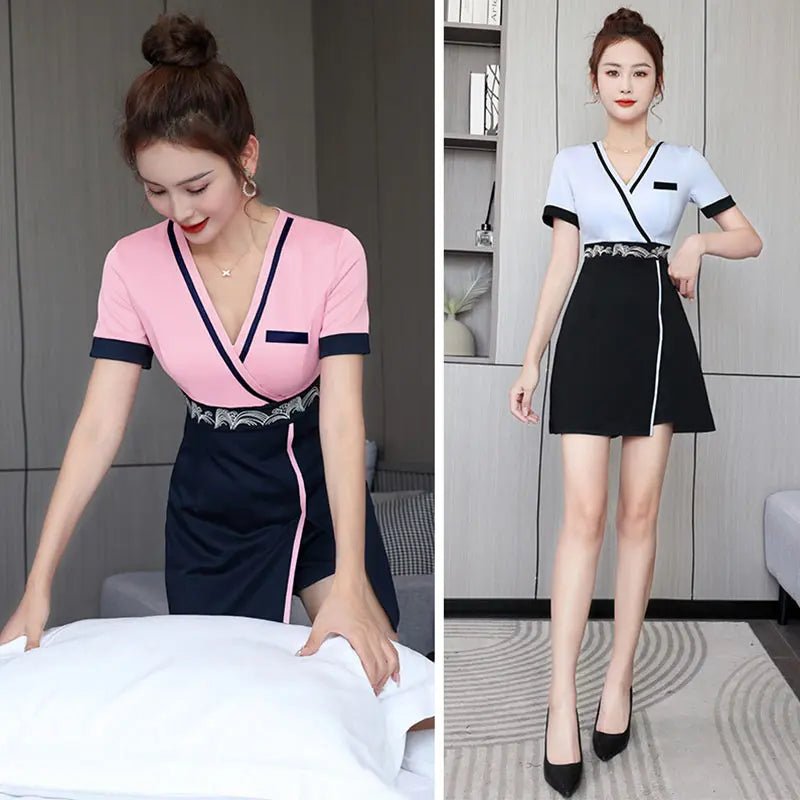 Uniforme de salon de beauté et de spa pour femmes - Tresors asiatiques