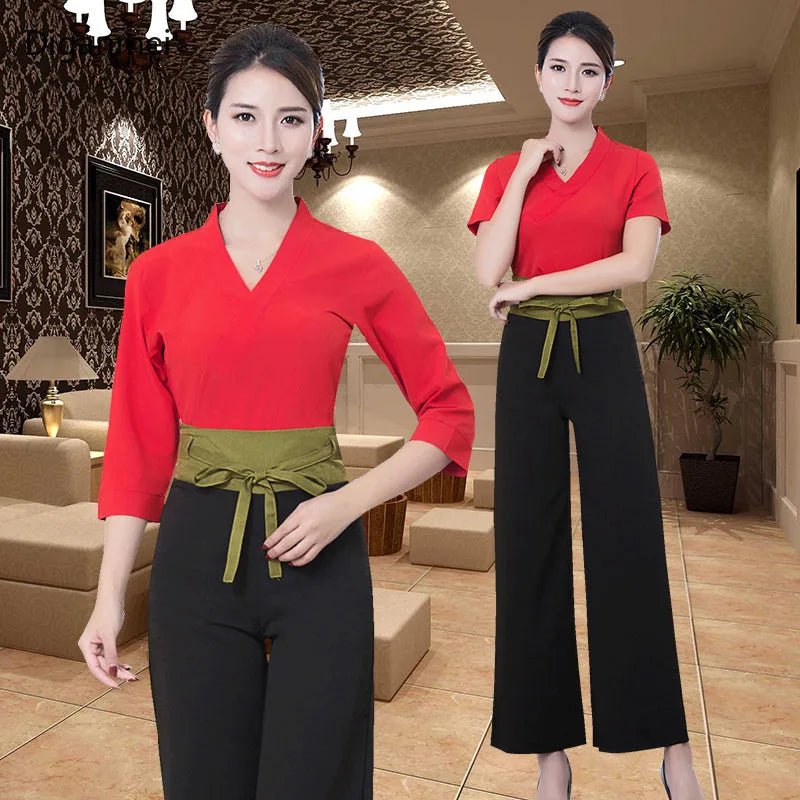 Uniforme de salon de spa thaïlandais - Tresors asiatiques