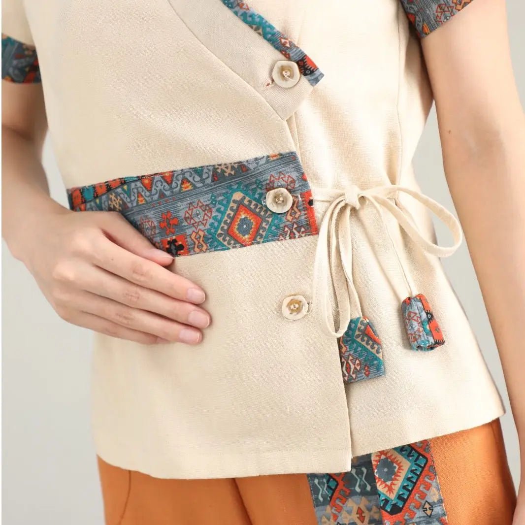 Uniforme de spa de style thaïlandais pour femmes - Tresors asiatiques
