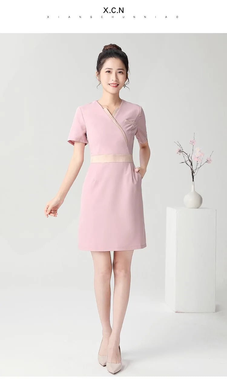 Uniforme de spa thaïlandais pour salons de beauté - Tresors asiatiques