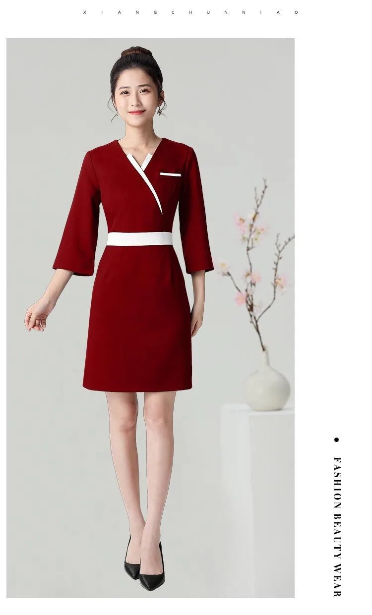 Uniforme de spa thaïlandais pour salons de beauté - Tresors asiatiques