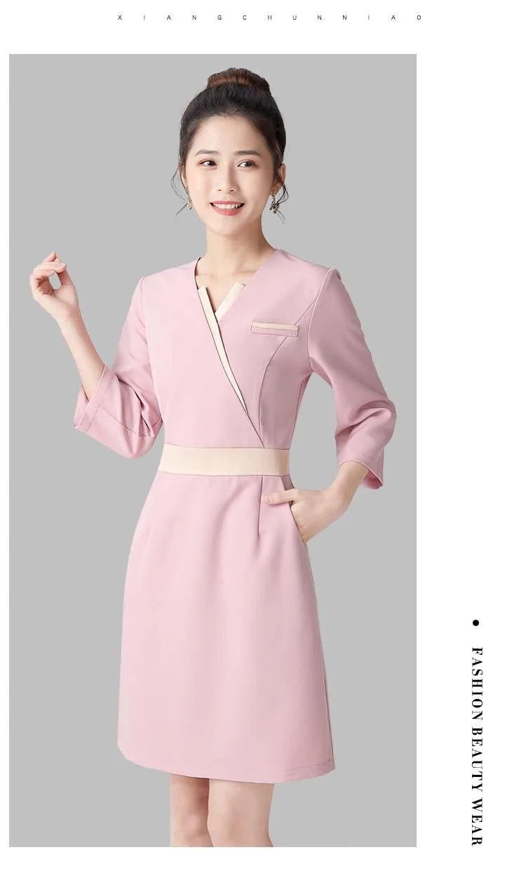 Uniforme de spa thaïlandais pour salons de beauté - Tresors asiatiques