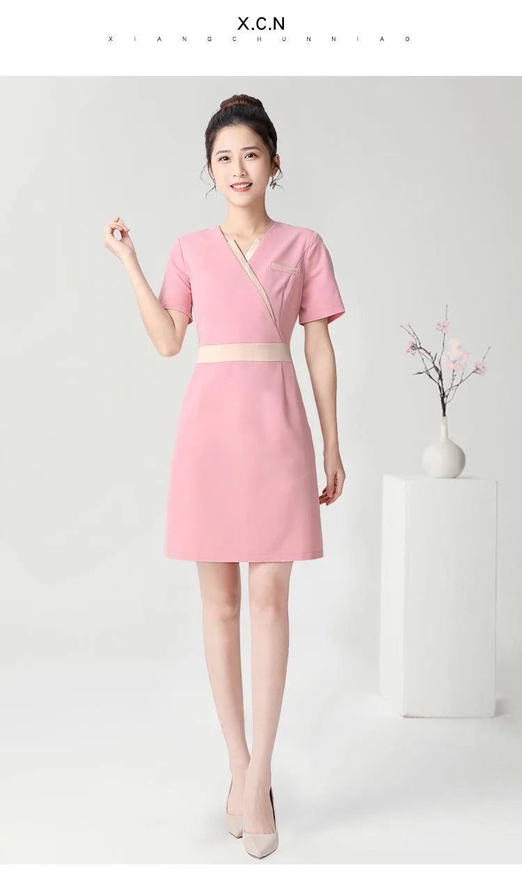 Uniforme de spa thaïlandais pour salons de beauté - Tresors asiatiques
