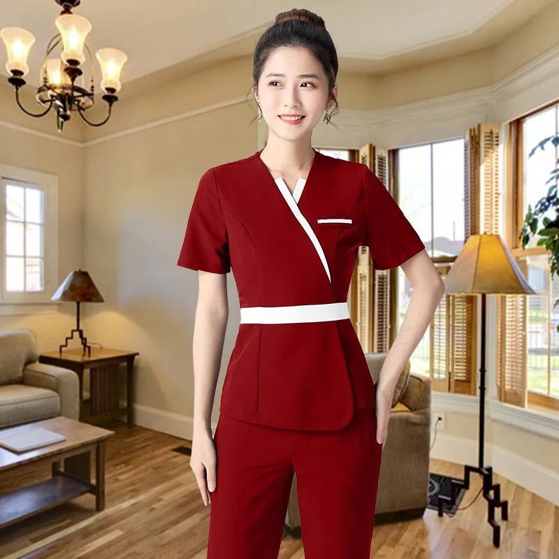 Uniforme de spa thaïlandais pour salons de beauté - Tresors asiatiques