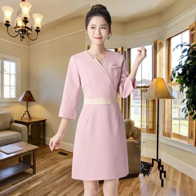 Uniforme de spa thaïlandais pour salons de beauté - Tresors asiatiques