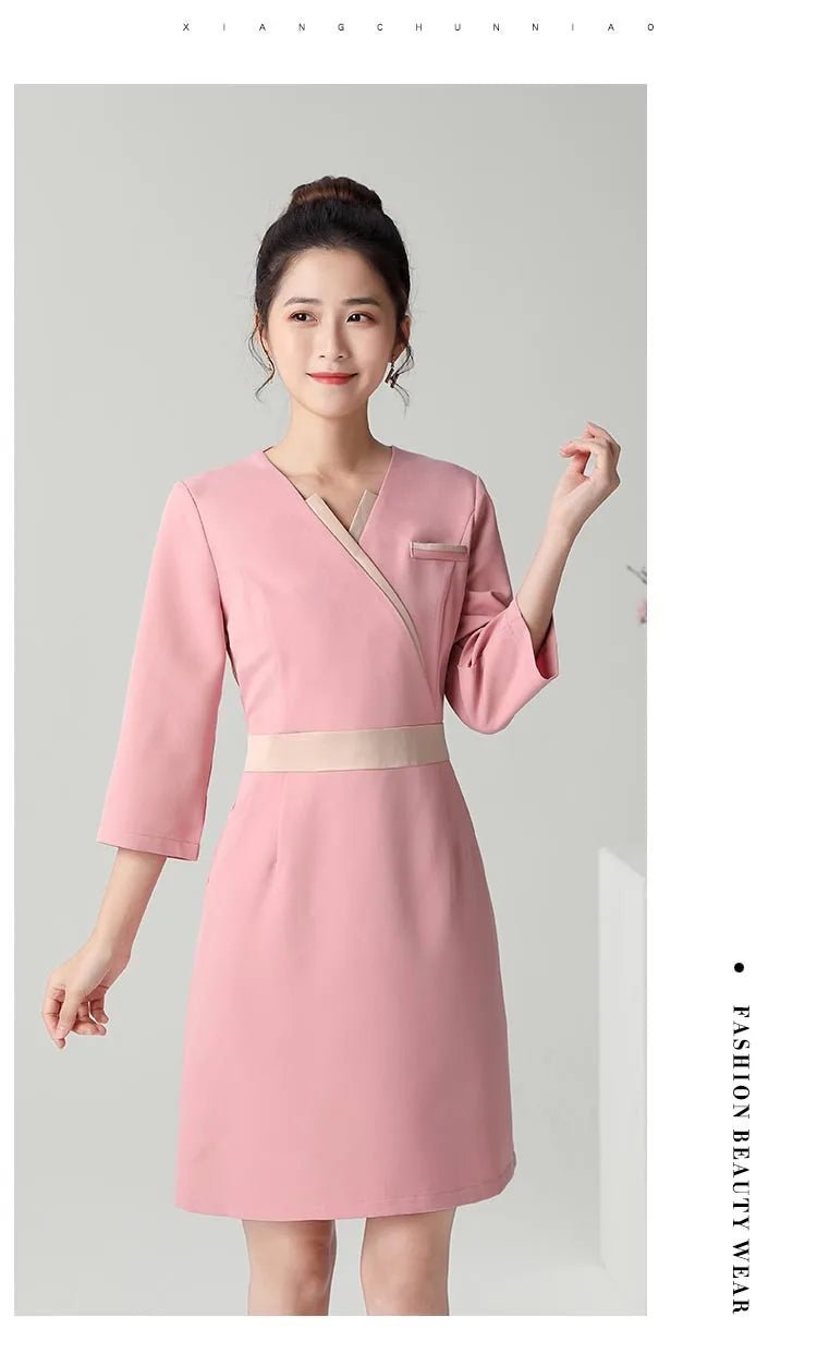 Uniforme de spa thaïlandais pour salons de beauté - Tresors asiatiques