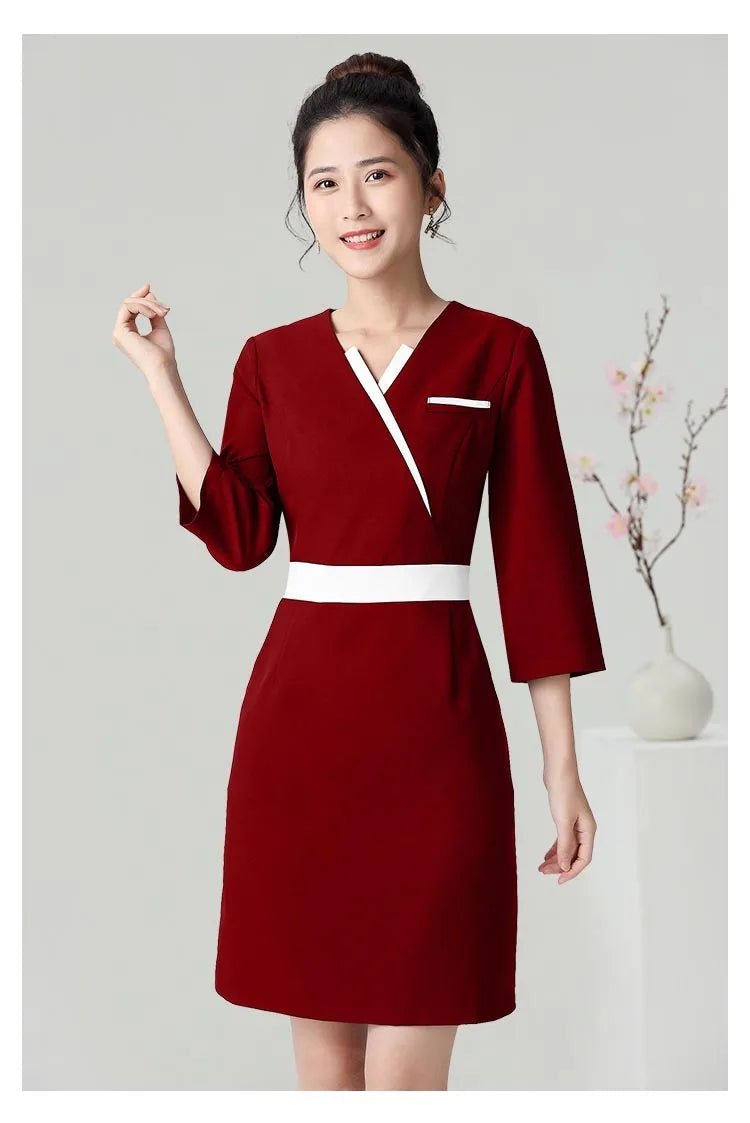 Uniforme de spa thaïlandais pour salons de beauté - Tresors asiatiques