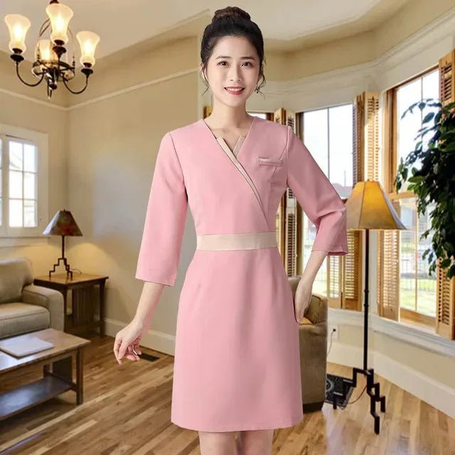Uniforme de spa thaïlandais pour salons de beauté - Tresors asiatiques