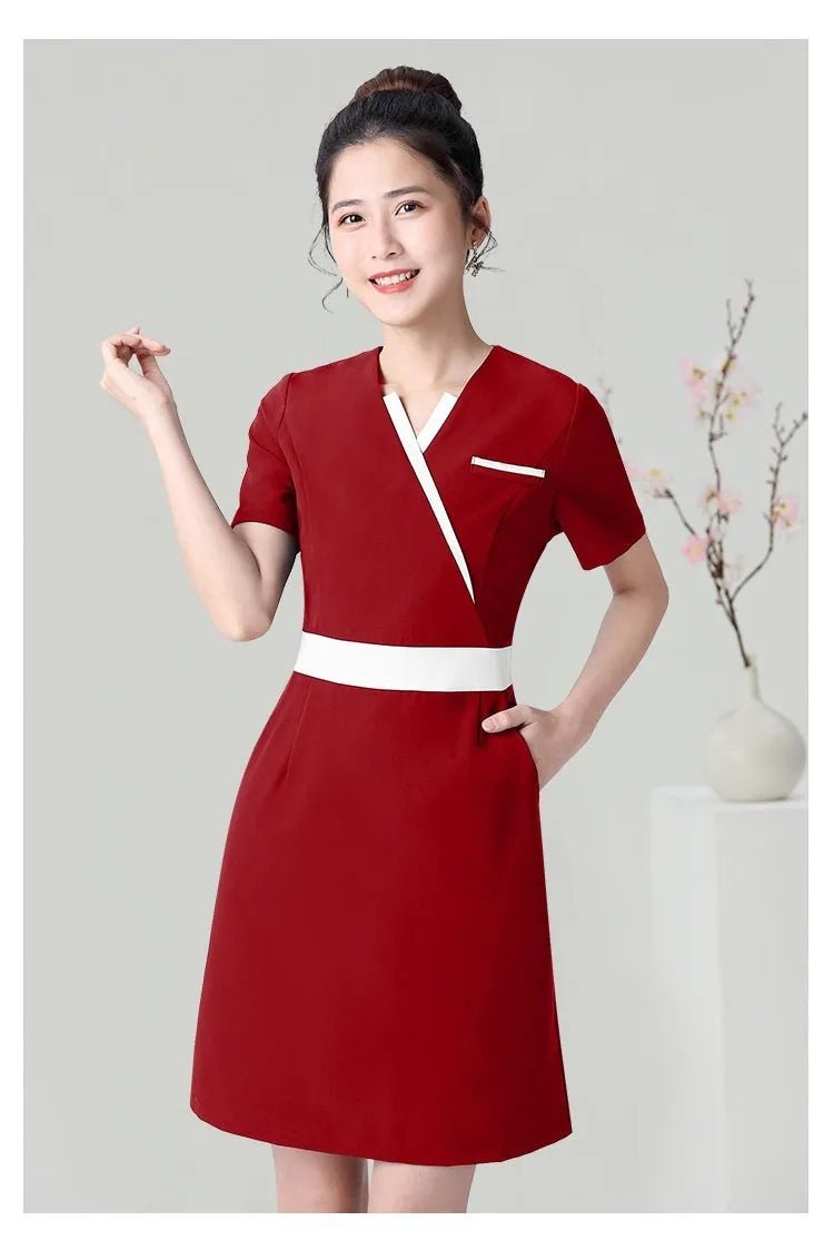 Uniforme de spa thaïlandais pour salons de beauté - Tresors asiatiques