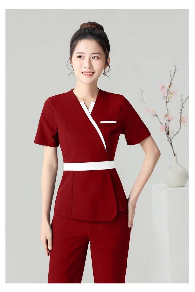 Uniforme de spa thaïlandais pour salons de beauté - Tresors asiatiques