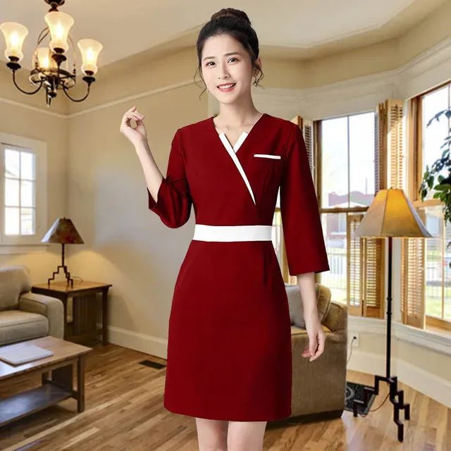 Uniforme de spa thaïlandais pour salons de beauté - Tresors asiatiques
