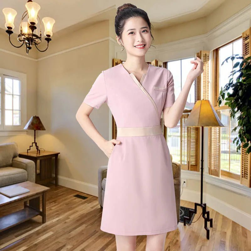 Uniforme de spa thaïlandais pour salons de beauté - Tresors asiatiques