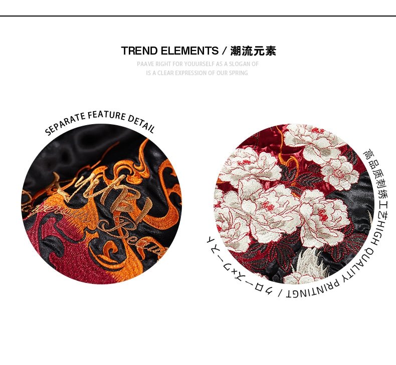 Veste brodée de renard à neuf queues - Tresors asiatiques