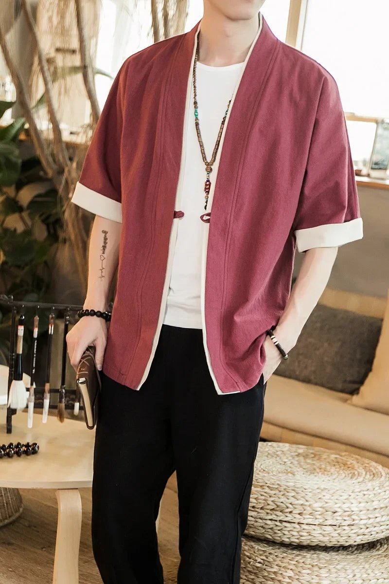 Veste kimono d'été - Tresors asiatiques