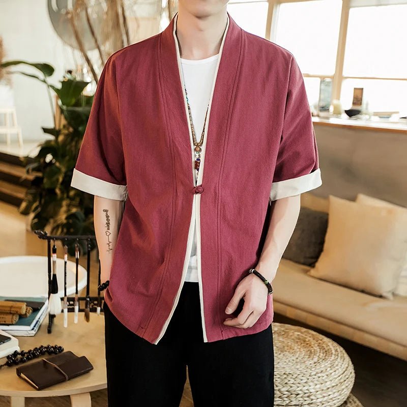 Veste kimono d'été - Tresors asiatiques