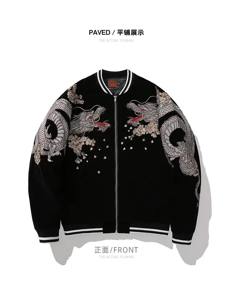 Veste souvenir Sukajan High Street pour hommes et garçons - Tresors asiatiques