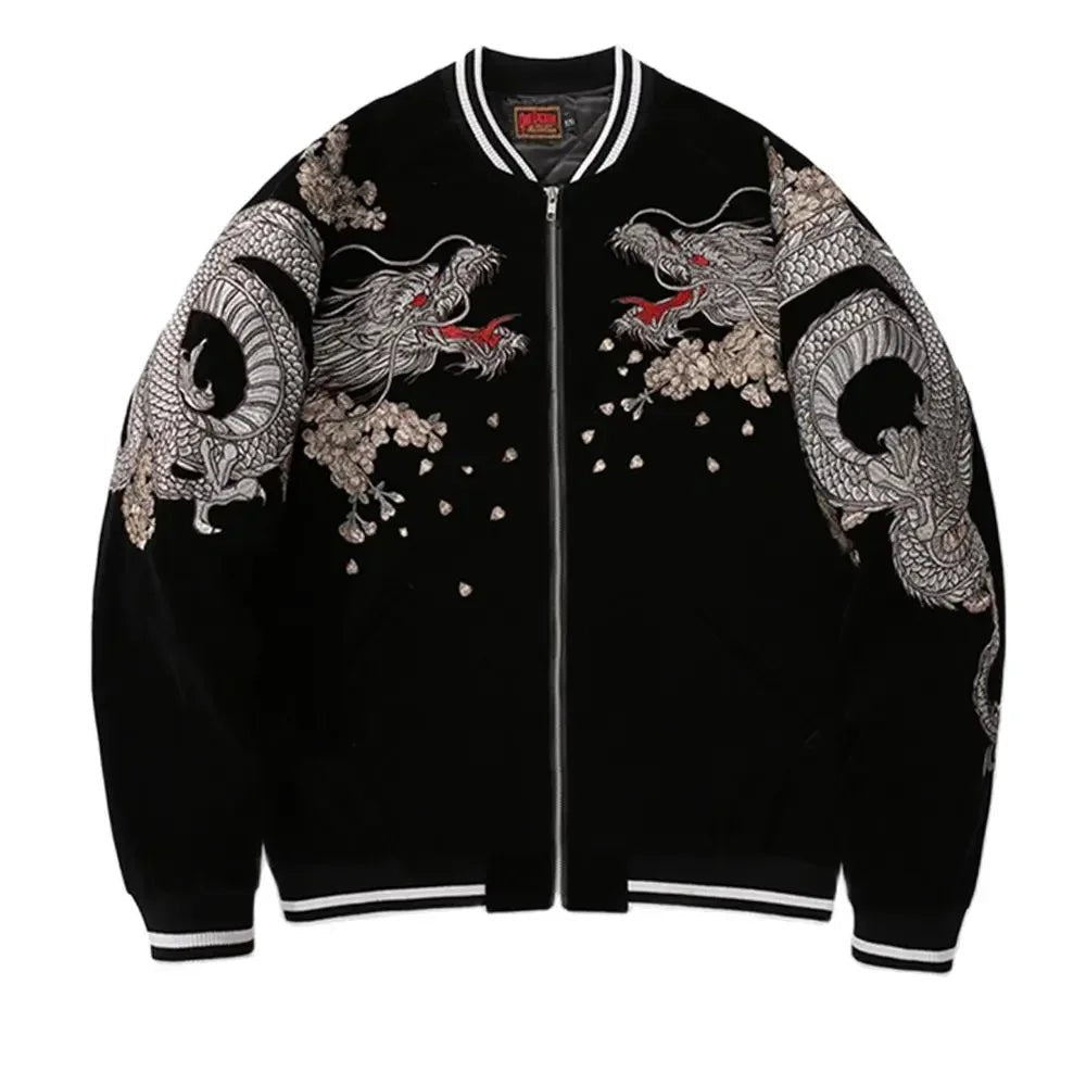 Veste souvenir Sukajan High Street pour hommes et garçons - Tresors asiatiques