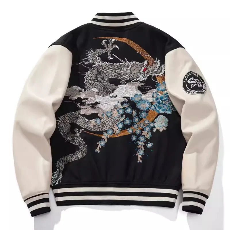 Veste Sukajan brodée pour hommes et garçons - Tresors asiatiques