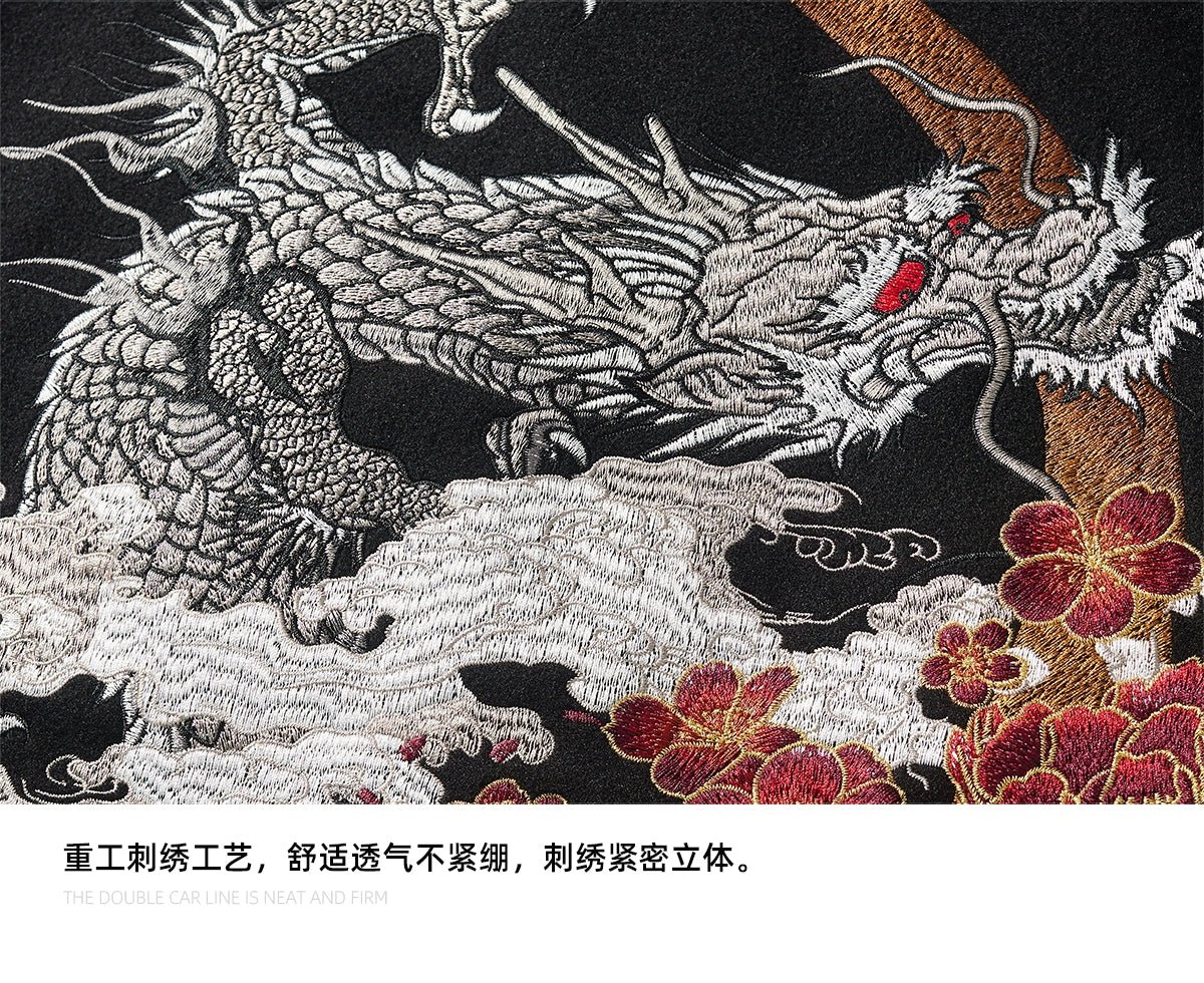 Veste Sukajan brodée pour hommes et garçons - Tresors asiatiques