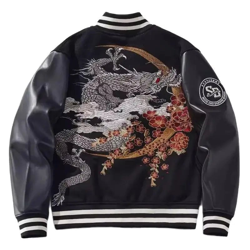 Veste Sukajan brodée pour hommes et garçons - Tresors asiatiques