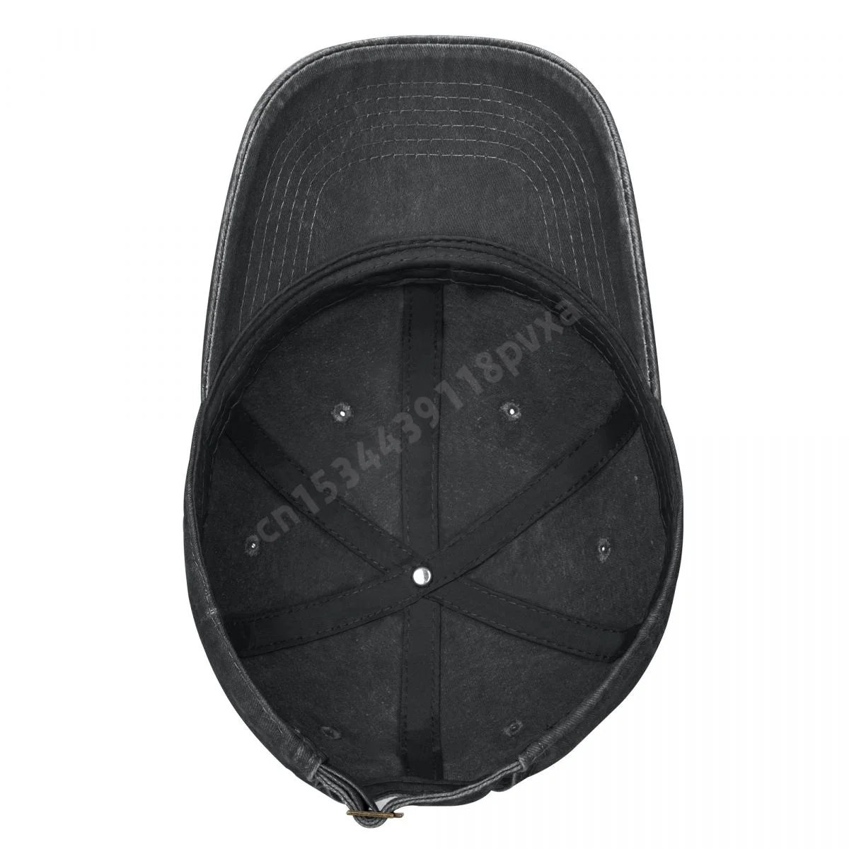 Vêtements accessoires - Casquette de baseball unisexe en denim délavé - Tresors asiatiques