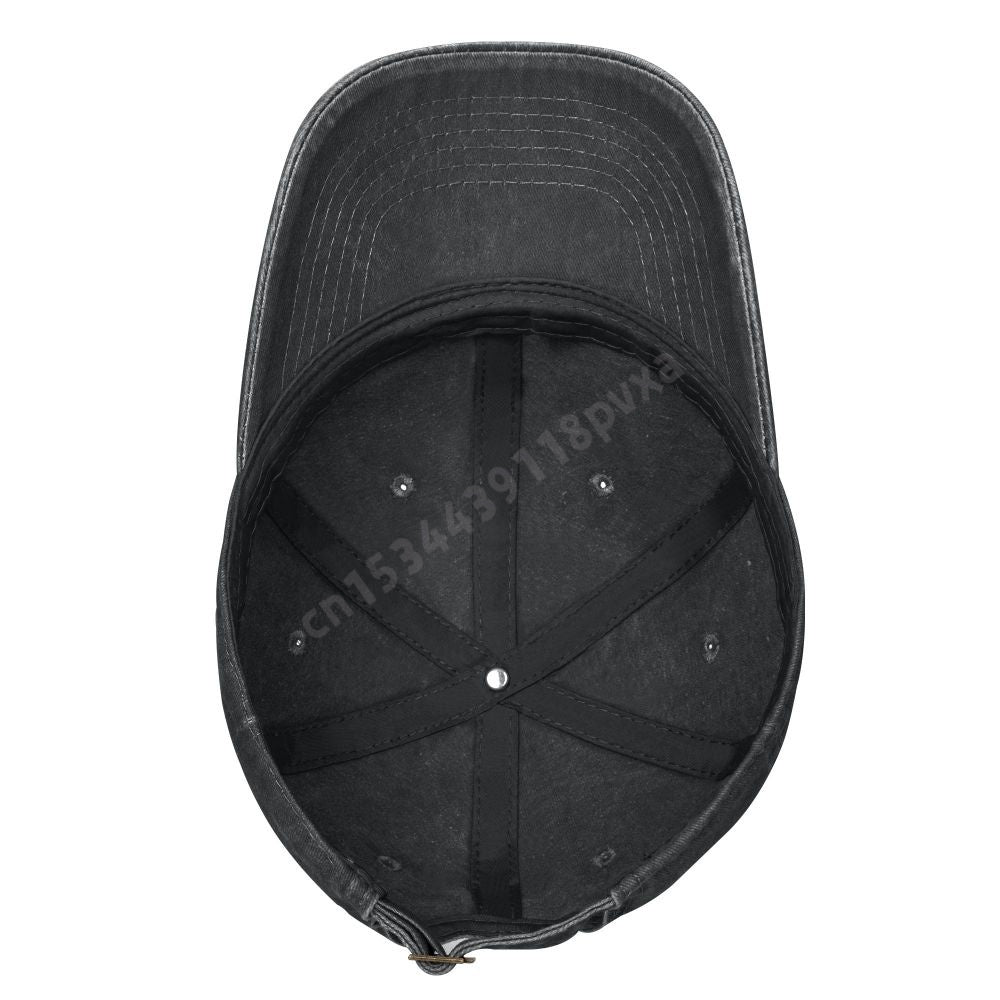 Vêtements accessoires - Casquette de baseball unisexe en denim délavé - Tresors asiatiques