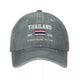 Vêtements accessoires - Casquette de baseball unisexe en denim délavé - Tresors asiatiques