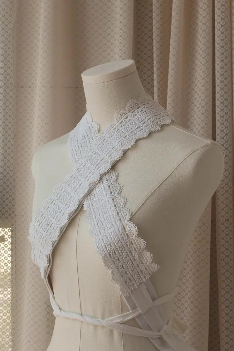 Vêtements - Accessoires - kimono japonais - Ceinture en dentelle de coton - Tresors asiatiques