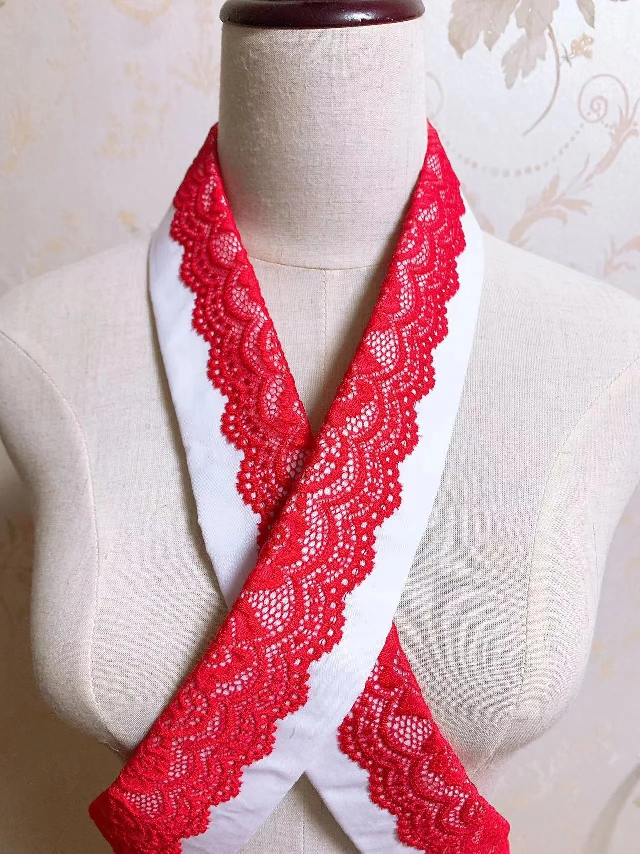Vêtements - Accessoires - kimono japonais - Ceinture en dentelle de coton - Tresors asiatiques