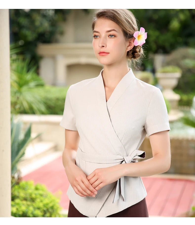 Vêtements de travail en spa pour femmes - Tresors asiatiques
