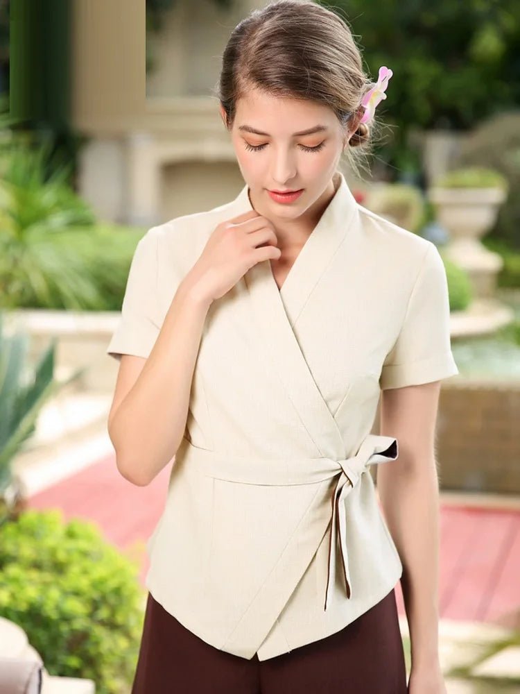 Vêtements de travail en spa pour femmes - Tresors asiatiques