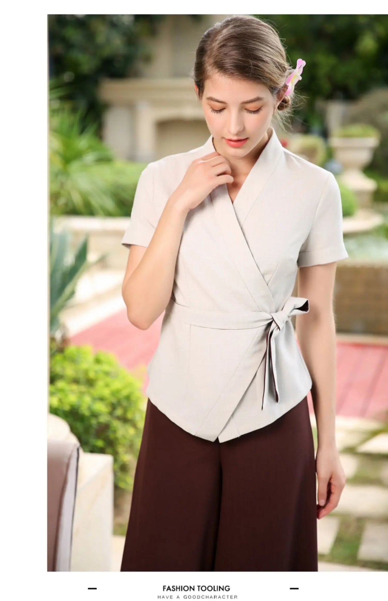 Vêtements de travail en spa pour femmes - Tresors asiatiques