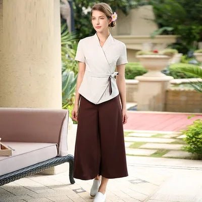 Vêtements de travail en spa pour femmes - Tresors asiatiques