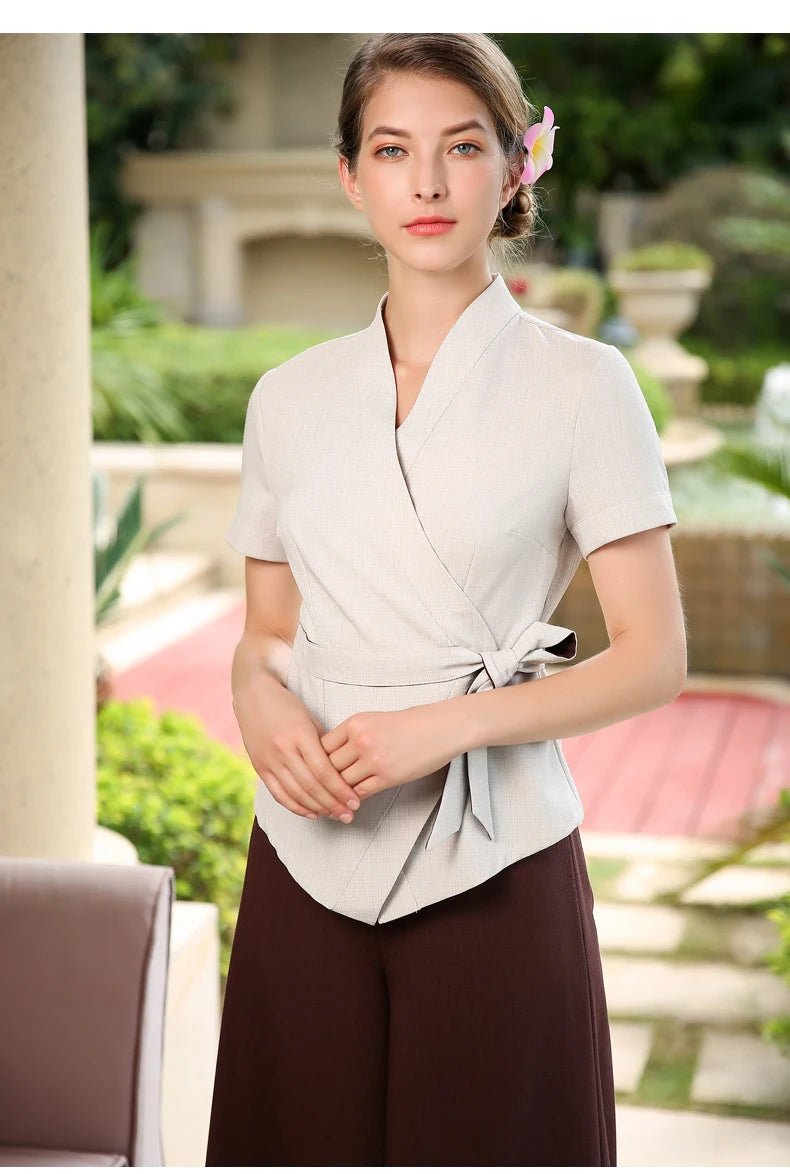 Vêtements de travail en spa pour femmes - Tresors asiatiques