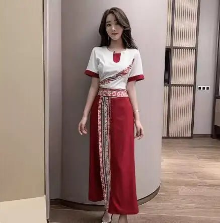 Vêtements de travail pour salon de beauté de style thaïlandais - Tresors asiatiques