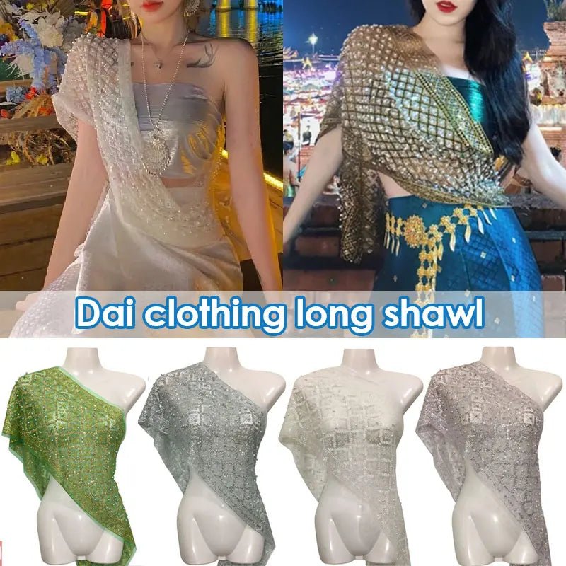 Vêtements Thai - Châle d'été pour femmes - Tresors asiatiques